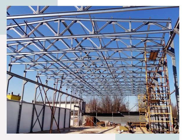 Строительство цехов в Ангарск от 616 руб. под ключ