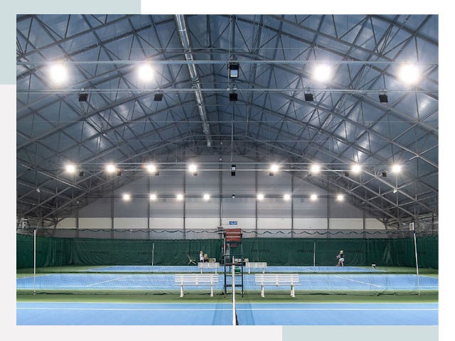 Строительство теннисных кортов в Ангарск от 616 руб.