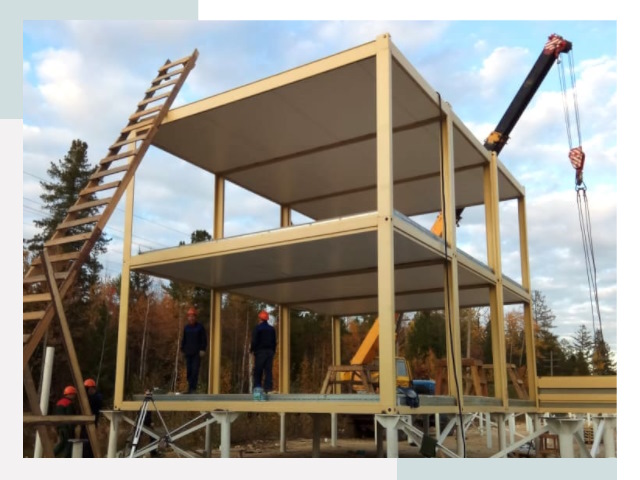 Строительство модульных здания Ангарск