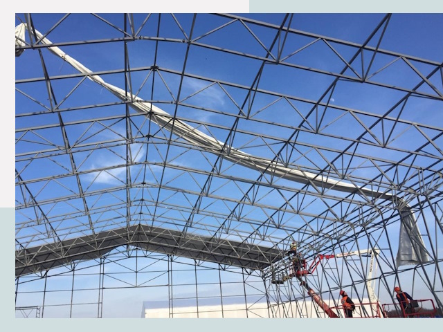 Шатровые ангары от 616 руб. в Ангарске и Иркутской области