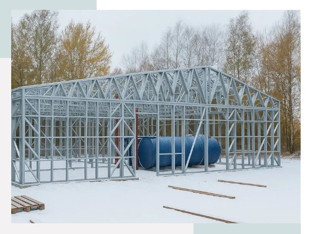 Металлические ангары в Ангарске