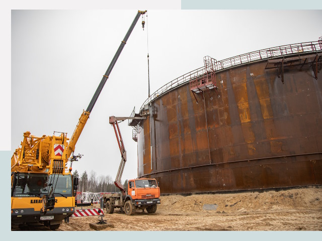 Монтаж резервуаров в Ангарске от 616 руб. за м³