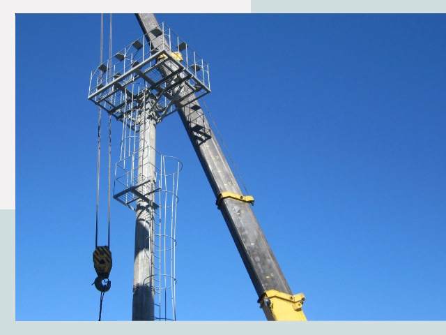 Монтаж осветительных мачт в Ангарск от 616 руб.