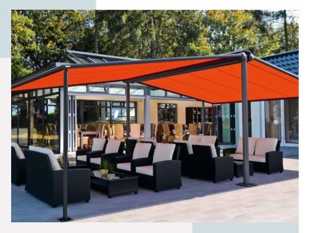 Навесы для кафе и ресторанов в Ангарске