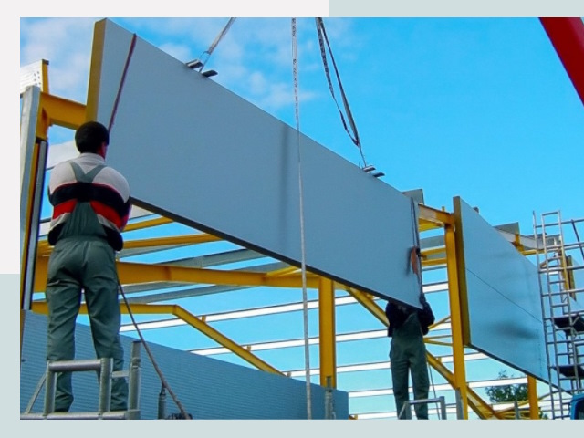 Монтаж сэндвич-панелей в Ангарске от 616 руб.